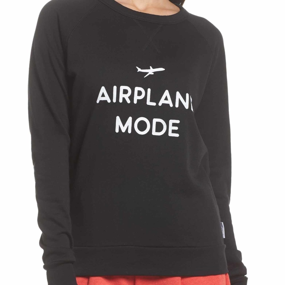 Airplane Mode Cozy Lounge Sweatshirt (Size L)